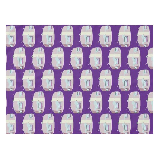 rosa Karawane Tischdecke (Vorderseite (Horizontal))