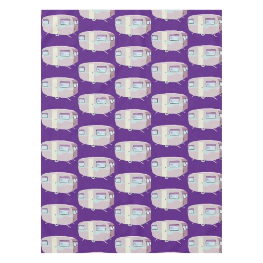 rosa Karawane Tischdecke (Vorderseite)