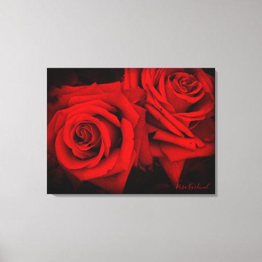 Rosa Kardinal:Canvas Print Leinwanddruck (Vorderseite)