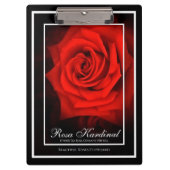 Rosa Kardinal Klemmbrett (Vorderseite)