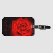 Rosa Kardinal [Luggage Tag] Gepäckanhänger (Vorderseite (Horizontal))