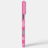 Rosa kariert gestreift personalisiert Case-Mate iPhone hülle (Rückseite / Rechts)
