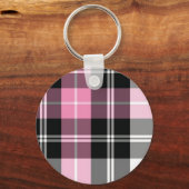 rosa kariert schlüsselanhänger (Vorderseite)
