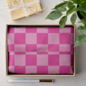 Rosa karierte geometrische seidenpapier (Geschenk)
