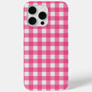 Rosa karierte Schachtel Case-Mate iPhone Hülle