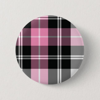rosa kariertes button