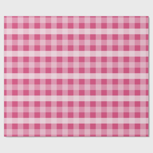 Rosa kariertes geschenkpapier (Flach)