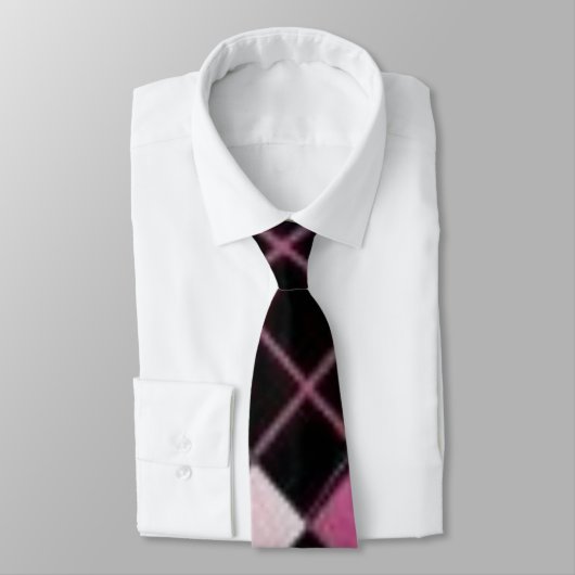 Rosa kariertes krawatte (Gebunden)