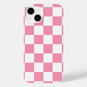 Rosa kariertes Muster Case-Mate iPhone 14 Hülle