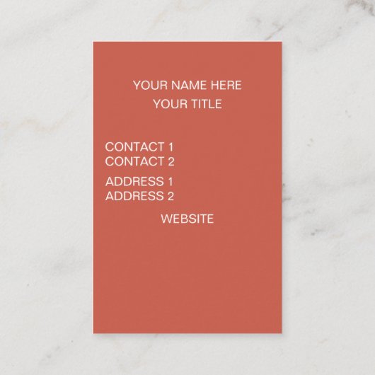 rosa, kariertes Muster Visitenkarte (Rückseite)