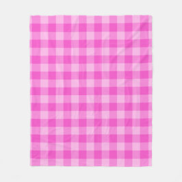Rosa kariertes Quadrat nahtloses Muster Fleecedecke