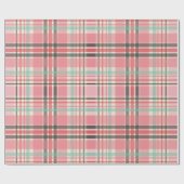 Rosa Kariertes Schleifpapier Geschenkpapier (Flach)