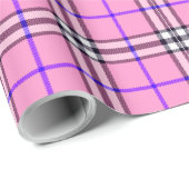 Rosa Kariertes Schleifpapier Geschenkpapier (Rolleneckpunkt)