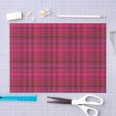Rosa kariertes seidenpapier (Handwerk)