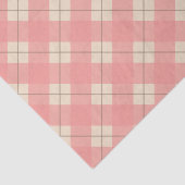 Rosa kariertes Seidenpapier (Ausschnitt)