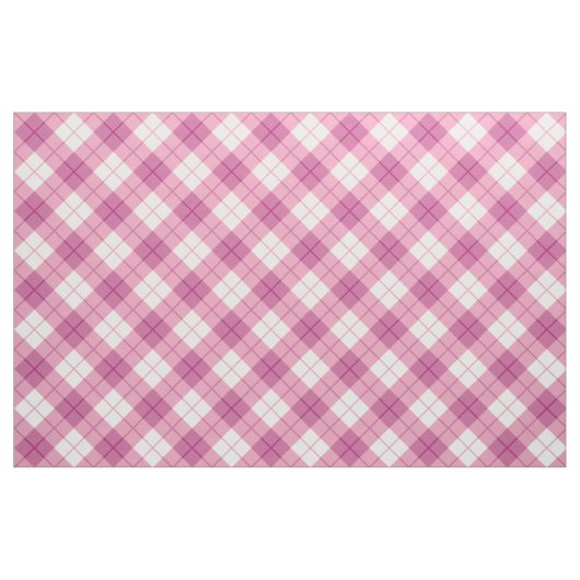 Rosa kariertes stoff (Fat Quarter (45,7 x 55,9 cm))
