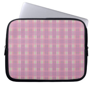 Rosa Karo Laptop-Hüllen Schutz Laptopschutzhülle
