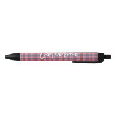 Rosa Karo personalisierter Stift | One Owl Artist (Unterseite)