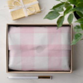Rosa Karo Seidenpapier (Geschenk)