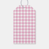 Rosa Karo-Simmer-Topf-Set Geschenkanhänger (Rückseite)
