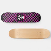 Rosa Karo Skull Princess Skateboard (Horizontal)