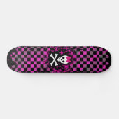 Rosa Karo Skull Princess Skateboard (Horizontal)