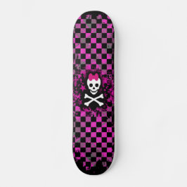 Rosa Karo Skull Princess Skateboard