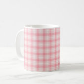 Rosa Karo-Tasse Kaffeetasse (Vorderseite Links)