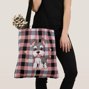 Rosa Karo-Welpe Tasche