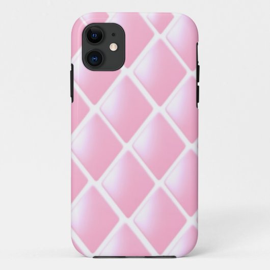 Rosa Karomuster Case-Mate iPhone Hülle (Rückseite)