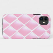 Rosa Karomuster Case-Mate iPhone Hülle (Rückseite (Horizontal))
