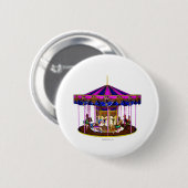Rosa-Karussell-Button-Button Button (Vorne & Hinten)