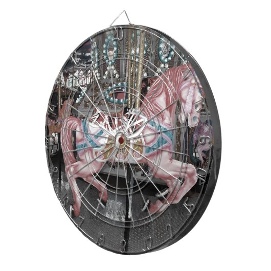 Rosa Karussell Dartscheibe (Vorderseite rechts)