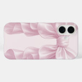 Rosa Kaskade Ruffle Bow Elegante Girly Case-Mate iPhone Hülle (Rückseite (Horizontal))