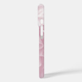 Rosa Kaskade Ruffle Bow Elegante Girly Case-Mate iPhone Hülle (Rückseite / Links)