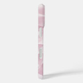 Rosa Kaskade Ruffle Bow Elegante Girly Case-Mate iPhone Hülle (Rückseite / Rechts)