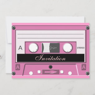 Rosa Kassette_ Einladung
