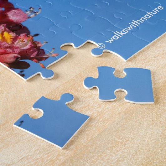 Rosa Kastanienblüten Puzzle (Seite)