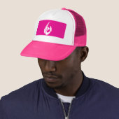 Rosa Kasten Truckerkappe (Beispiel)