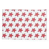 Rosa Kastenfisch Kissenbezug (Rückseite-Links)