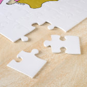 rosa Katamädchen  Puzzle (Seite)