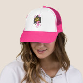 rosa Katamädchen     Truckerkappe (Beispiel)