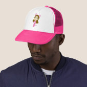 rosa Katamädchen Truckerkappe (Beispiel)