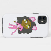 Rosa Katze Case-Mate iPhone Hülle (Rückseite (Horizontal))