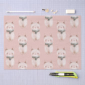 Rosa Katze Geburtstag Seidenpapier (Handwerk)