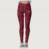 Rosa Katze Leggings (Vorderseite)