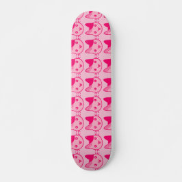 Rosa Katze Skateboard