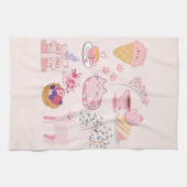 Rosa Katzen Frische Geschirrtuch (Horizontal)