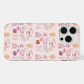 Rosa Katzen Kuscheligkeit iPhone Hülle (Rückseite (Horizontal))