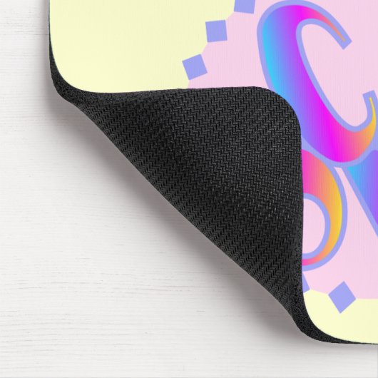 Rosa Katzen-Liebhaber-T-Shirts und Geschenke Mousepad (Ecke)